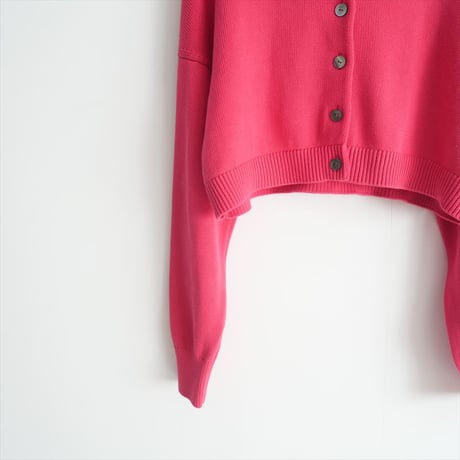 2024SS・人気完売品 / 未使用 / nagonstans / spring cotton-knit college cardigan / 470HS170-1200 / 2411-1474