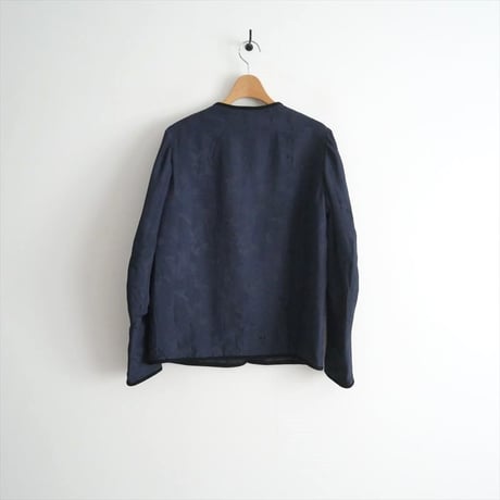 2023 / Mame Kurogouchi / Crane Pattern Jacquard Jacket / MM23SP-JK707 / 2506-0275