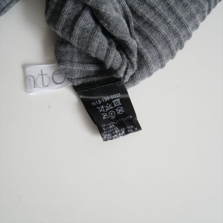 〇2024AW / conte / リブ タートルネックニット / 8513-199-0002 / 2510-0837