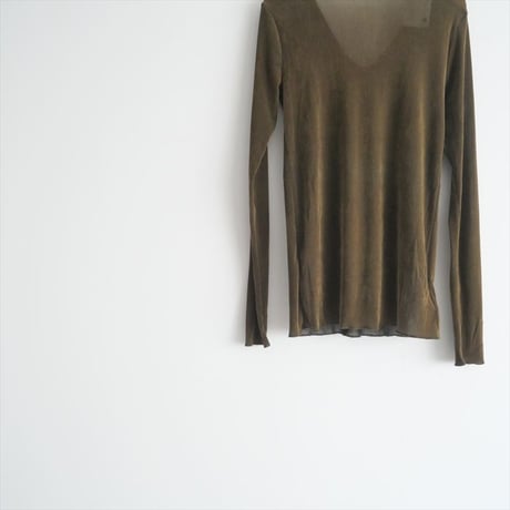 継続販売型 / Whim Gazette / フロッキーバックシャンカットソー / WGZ1041106A0012 / 2507-0590