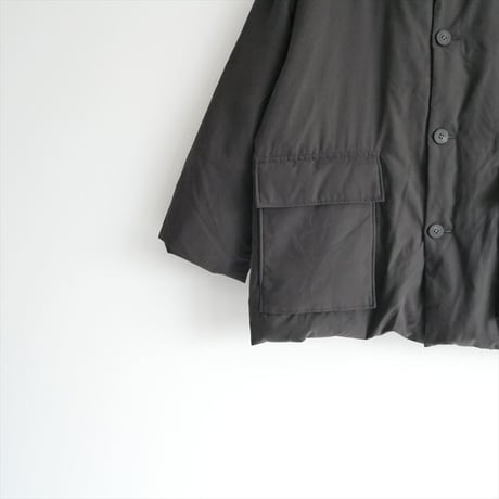 2025AW・人気完売品 / GALERIE VIE / ピーチクロスダウン スタンドカラーオーバーコート / 23085408203 / 2601-0087