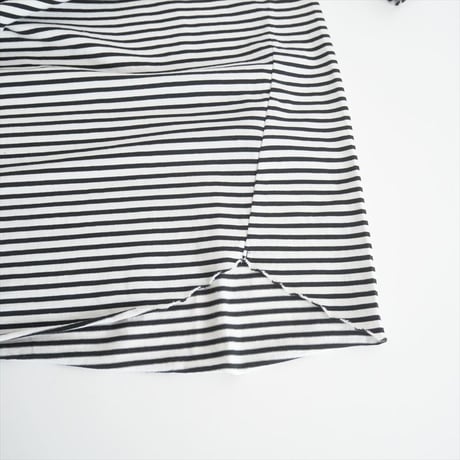 2021AW / 未使用 / AP STUDIO / DistortionボーダーTsh / 21070586502030 / 2409-0768