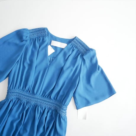 未使用品 / SAQUI スモッキングワンピース 24SS14 / 2605-1450