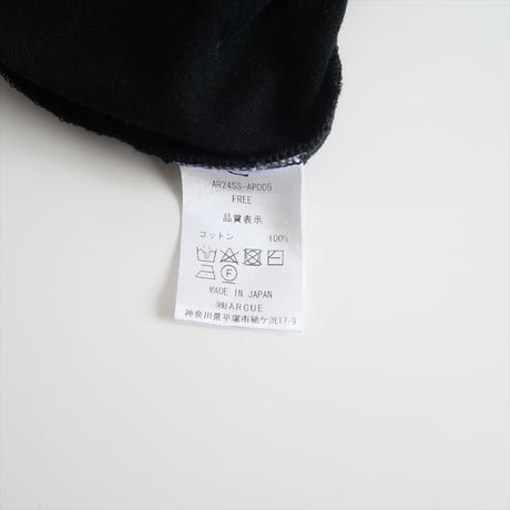 2024SS今季 / ARGUE / HIGHSOFTY COTTON JERSY WIDE PULLOVER / AR24SS-AP005 / 2406-0449