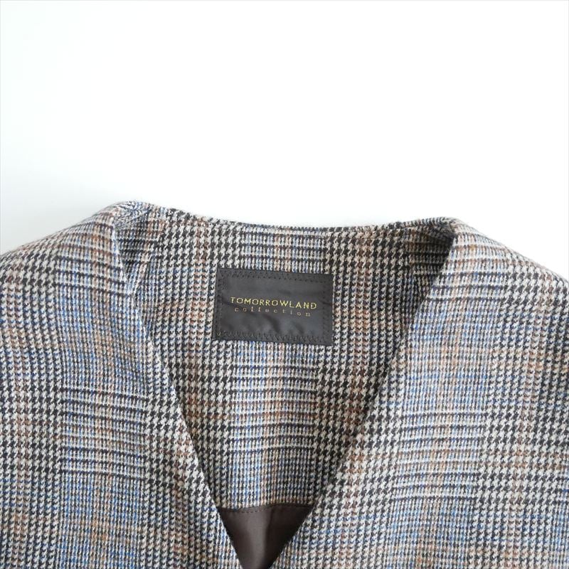 2024AW / TOMORROWLAND collection / シックブルー ロングジレ