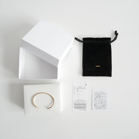 2025・人気完売品 / DEUXIEME CLASSE購入品 / Laaina / TRIANGLE TOPAZ CUFF / 25091510001510 / 2509-0611