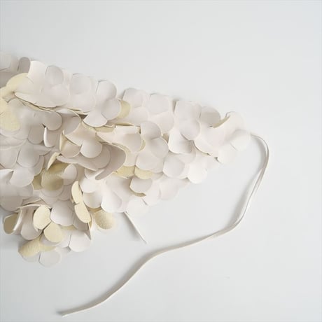 〇2024 / SPICK&SPAN購入品 / venit / 3D FLOWER ECO LEATHER スカーフ / 24090210000830 / 2510-2044
