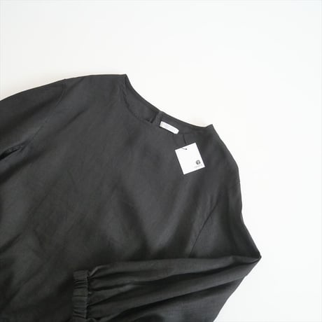 2023 / fog linen work / リーケ　トップ　ブラック / LWA630-17 / 2310-0661