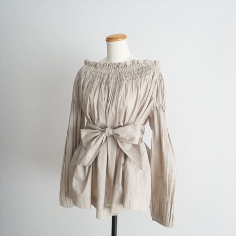 未使用 / DEUXIEME CLASSE購入品 / Marlette / AMIEL OFF-SHOULDER ブラウス / 24050510000210 / 2406-0466