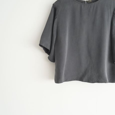 2023SS / Plage / フィブリルサテン Tee ブラウス / 23051922302020 / 2410-0947