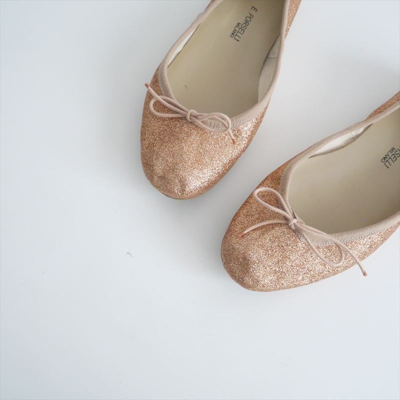 2024 / IENA購入品 / PORSELLI / グリッターバレエシューズ / 2409