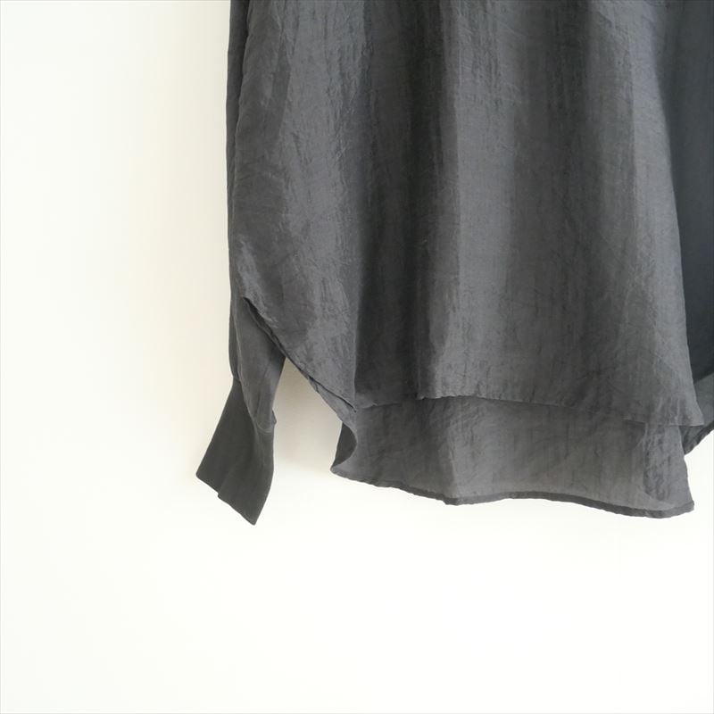 uryya シルク リブ パンツ チャコールグレー uryya シルク リブ パンツ チャコールグレー uryya］シルク