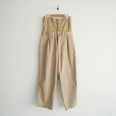 2025 / QUIITO W WAIST CHINO PANTS Q25A-T064 / 2605-0211