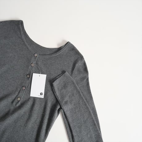 2024・人気完売品 / L'Appartement購入品 / GOOD GRIEF! / HENLEY RIB KNIT TOP / 24080560210110 / 2504-1119