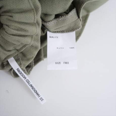 2024AW / TENNE HANDCRAFTED MODERN / curve pants(コットンモールスキン) / 2505-0076