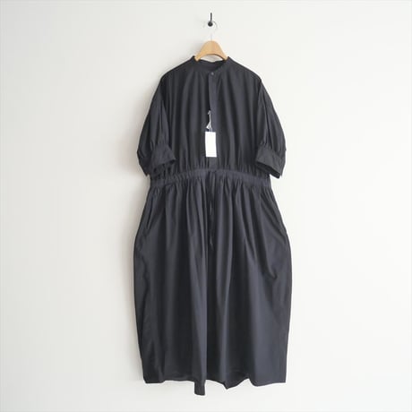 2025SS今季・人気完売色 / 未使用 / TOUJOURS / garments dye  half sleeve strings dress / 2505-1156