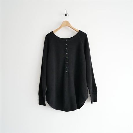 2024AW / FRAMeWORK / ウールワッフル ヘンリーネック / 24080220609040 / 2505-0906