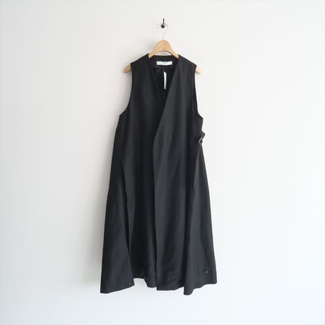 2024SS今季 / LENSE / Short ISOTOPE Vest 　Cotton Linen Oxford / 2404-0925
