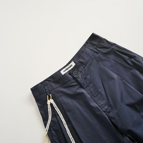 2025SS / 未使用 / MUSE de Deuxieme Classe購入品 / DARKPARK / PHEBE FAUX PEARL WIDE パンツ / 2510-0568