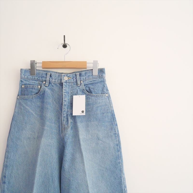 継続販売品 / Yori / Janeワイドデニム / YR22-24185AW / 2510