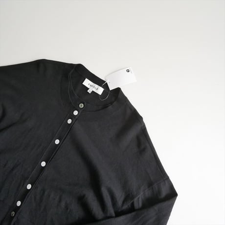 2026SS今季 ENFOLD LAYERED-LIKE-HEM CARDIGAN 300JS270-2221 2605-1418