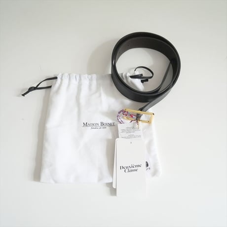 〇2022AW / 未使用 / DEUXIEME CLASSE購入品 / MAISON BOINET / REVERSIBLE ベルト / 22099510000230 / 2510-0251