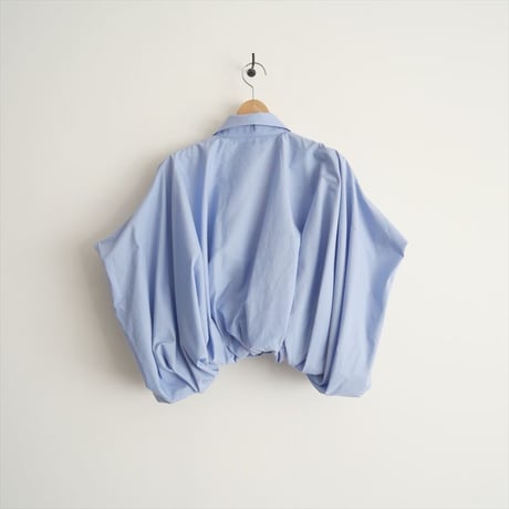 2024・人気完売品 / 未使用 / ENFOLD / WASHABLE BALLOON CROPPED SHIRT / 300HA130-0320 / 2504-1244