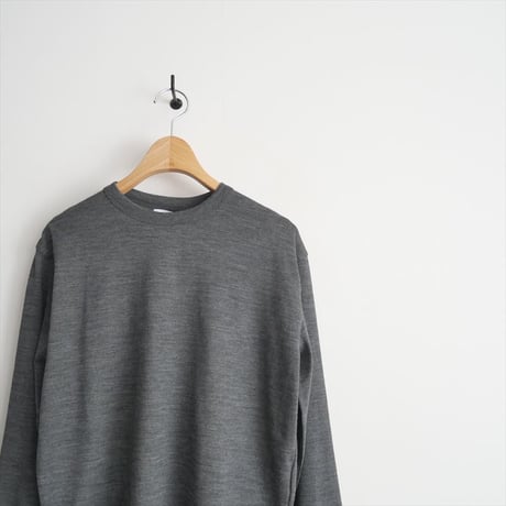 2024AW / 未使用 / Demi-Luxe BEAMS購入品 / SLOANE / ウール 天竺 クルーネック ニットTシャツ / 64-14-0086 / 2501-0573