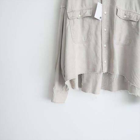 2024・人気完売品 / Whim Gazette / テンセル繊維使用シャツ / WGZ1041604A0006 / 2411-2154