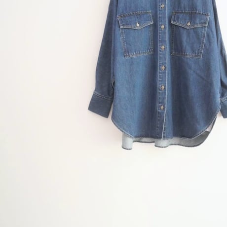 2024AW / SACRA / AUTHENTIC DENIM SHIRT / 124514071 / 2509-0289