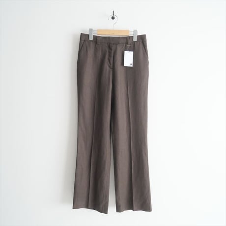 2022SS / DEUXIEME CLASSE / スリム フレア パンツ(linen) / 22030500810010 / 2405-1134