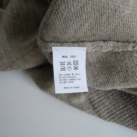 2023AW / SOIL / 5GG 2PLY コッツウォルズ ドルマンスリーブ クルーネックニット / GNSL22701 / 2311-0683