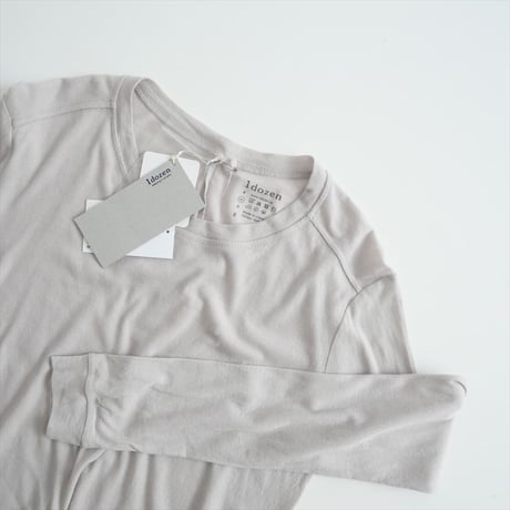 継続販売品 / 未使用 / 1dozen / オーガニックコットンシフォン ロングスリーブカットソー / 2405-0522