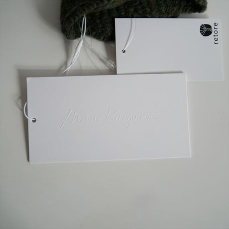 未使用 / Mame Kurogouchi  / Floral Motif Hand-Knitted Glove / MM22FW-AC506 / 2601-0409