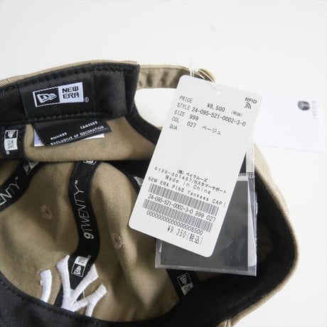 2024・人気完売品 / MUSE de Deuxieme Classe別注 / NEW ERA / PINS Yankees キャップ(Yankees) / 2506-0851