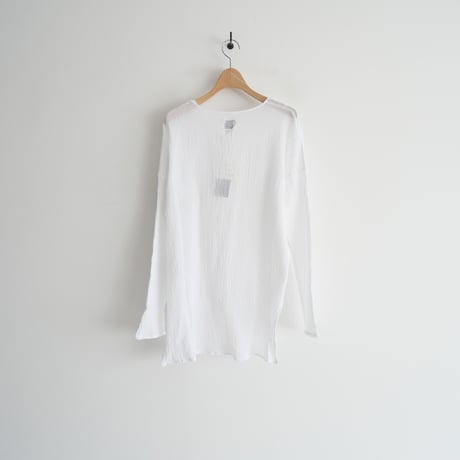2023SS / 未使用 / Plage別注 / LES ATELIERS FRANCAIS DE CONFECTION / HENLY NECK L/SL シャツ3 / 2403-0295