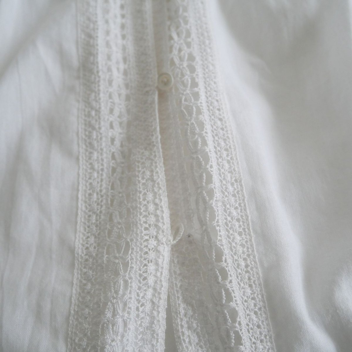 Khadi and Co. アンドラプレインブラウス レースブラウス М Khadi and Co. アンドラプレインブラウス レースブラウス М