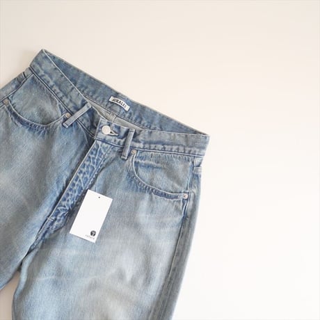 2025SS・人気完売品 / AURALEE / SELVEDGE FADED LIGHT DENIM PANTS / A25SP06DE / 2508-0791