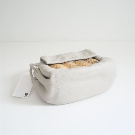2024・人気完売品 / ebagos / フニュ・シュリンク・ アコーディオンバッグ / 14533 / 2508-1122