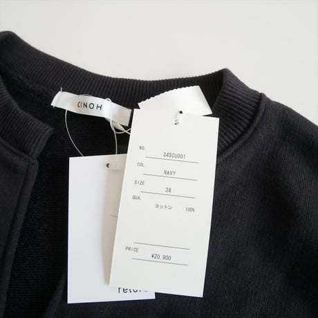 未使用 / CINOH / HELENE SWEAT PULLOVER / 24SCU001 / 2510-1432