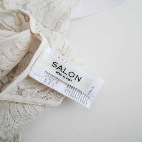 2025SS / SALON adam et rope / レースフラワーキャミソール / SHF35000 / 2510-1360
