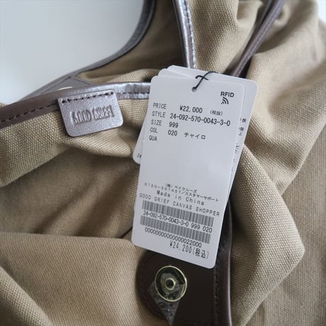 2024・人気完売品 / 未使用 / L'Appartement購入品 / GOOD GRIEF! / CANVAS SHOPPERS BAG / 2506-0526
