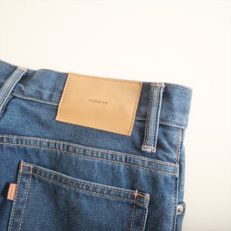 継続販売品 / GALERIE VIE / リユースシーアイランドコットン デニムストレートパンツ / 23043104715 / 2404-1101