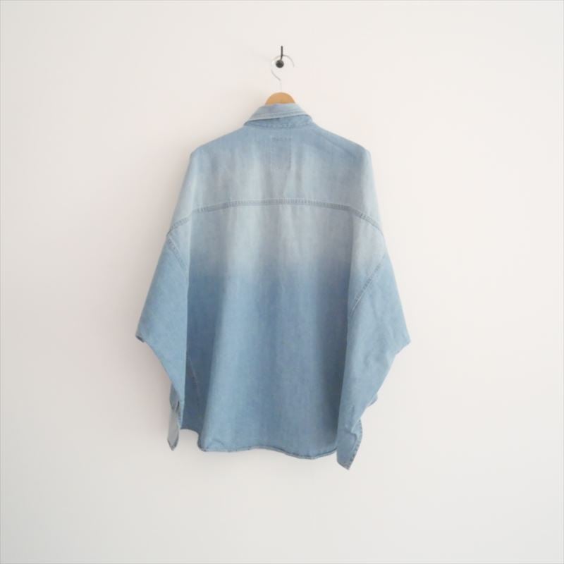 2025SS・人気完売品 / Whim Gazette / DENIMドルマンシャツ / WG