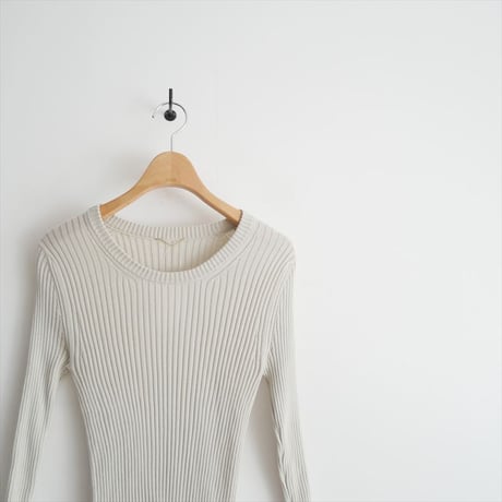 2025SS・人気完売品 / L'Appartement COTTON RIB KNIT 25080560310010 / 2604-0809