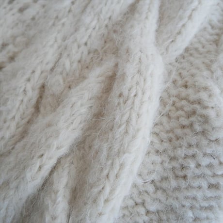 2023AW / CASA FLINE / ALPACA WOOL KNIT PULLOVER / 1234302030 / 2512-2238