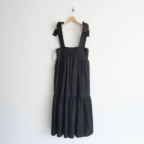 2023AW / OBLI / ジャガードリボンキャミワンピース / 24WACD17 / 2502-0034