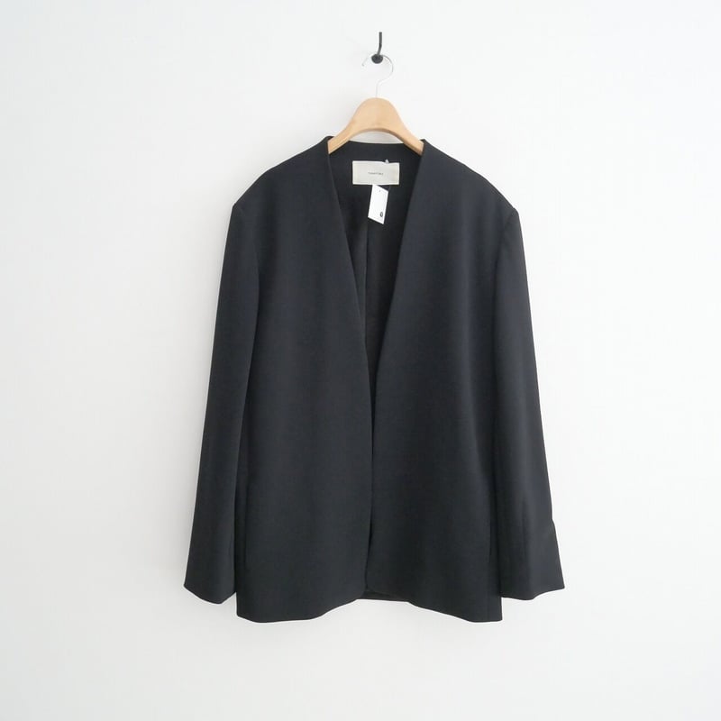 TODAYFUL Collarless Twill JK 38 ブラック TODAYFUL Collarless Twill JK 38 ブラック