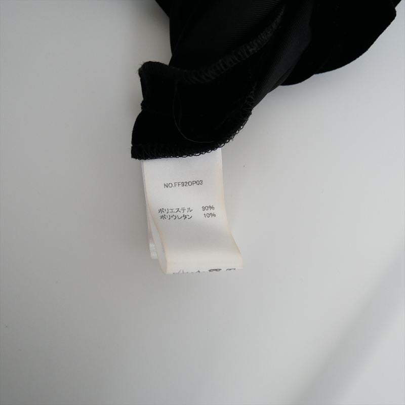 foufou / no-sleeve velour one piece / FF92OP03