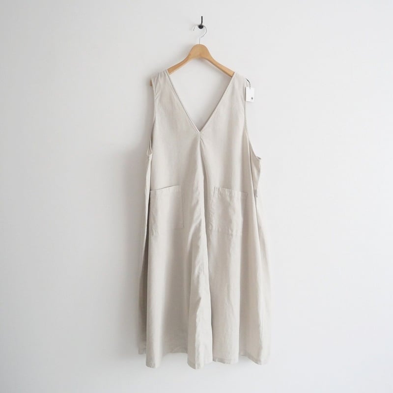 2022 / nest Robe / 【UpcycleLino】スリーブレスワンピース / 2 